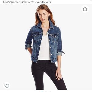 Levi's Womens Classic Trucker-Jackets Size Small